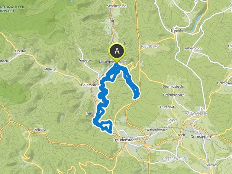 Singletrail karte schwarzwald