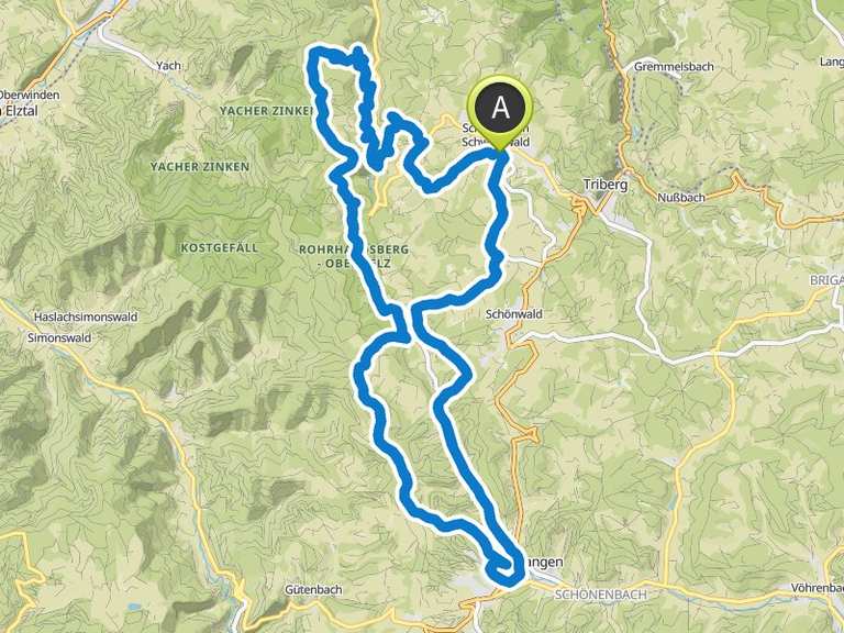 Singletrail karte schwarzwald
