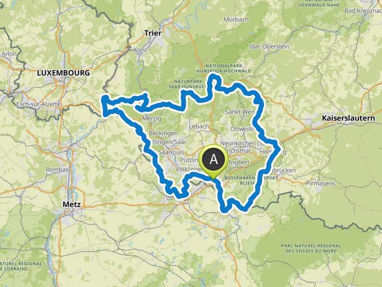 Saarland-Radweg – Grenzhopping im Saarland | bike Tour | Komoot