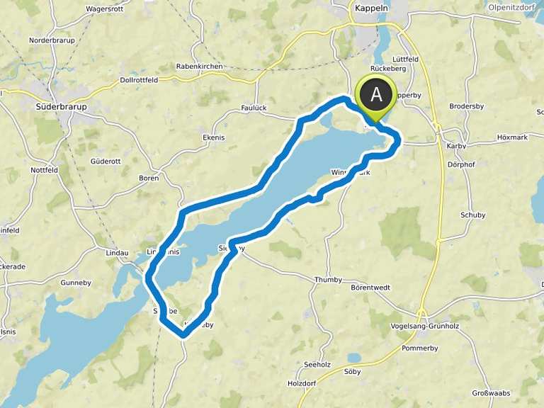 Der SchleiUferTörn – Radfahren am Ostseefjord Schlei | bike Tour | Komoot