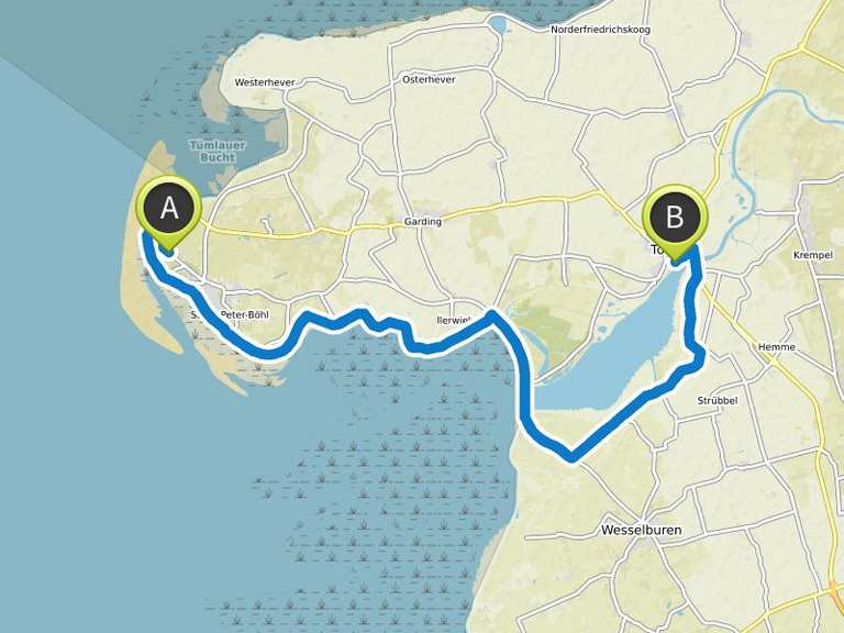 Von Sankt PeterOrding nach Tönning Ausflüge zwischen Nord und Ostsee Fahrradtour Komoot Von Sankt PeterOrding nach Tönning Ausflüge zwischen Nord und Ostsee Fahrradtour Komoot