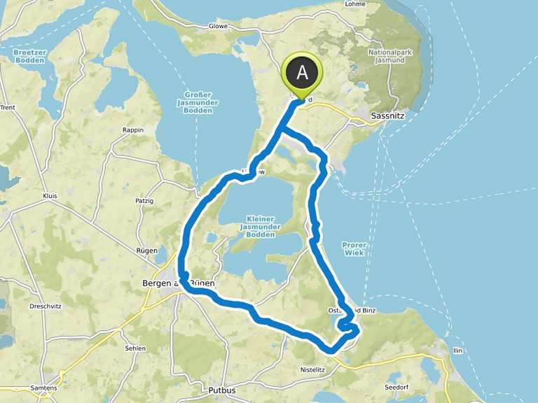 Kleiner Jasmunder Bodden | Fahrradtour | Komoot