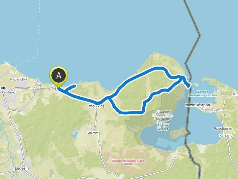 Stettiner Haff Tour 3: Tour zu den Binnendünen – Radtouren in ...