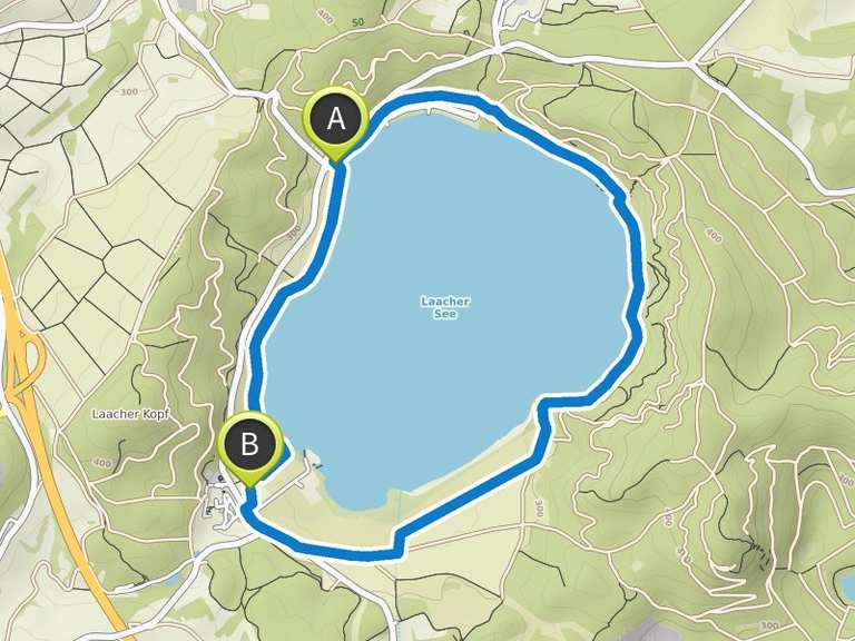 Runde um den Laacher See Wanderung Komoot