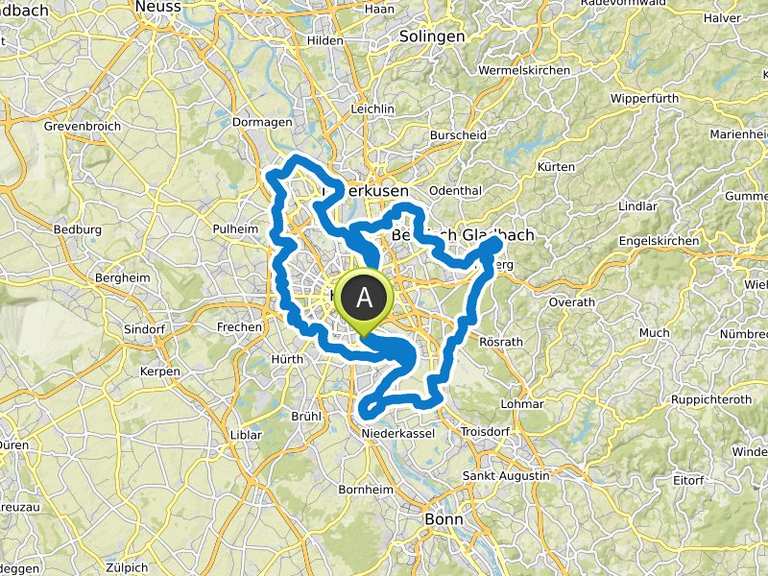 KÖLNPFAD - Einmal rund um Köln | Wanderung | Komoot