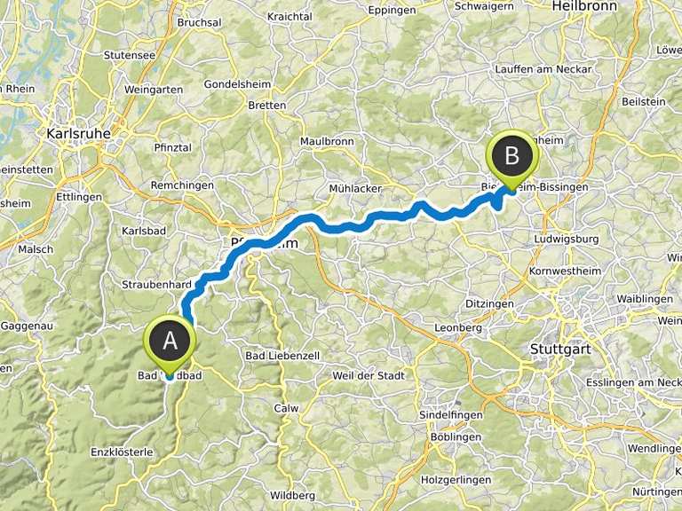 Enztal-Radweg ab Bad Wildbad (Kurpark) | Fahrradtour | Komoot Enztal-Radweg ab Bad Wildbad (Kurpark) | Fahrradtour | Komoot