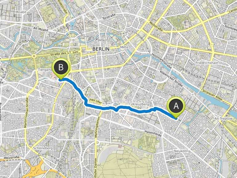 Landwehrkanal Berlin | Fahrradtour | Komoot