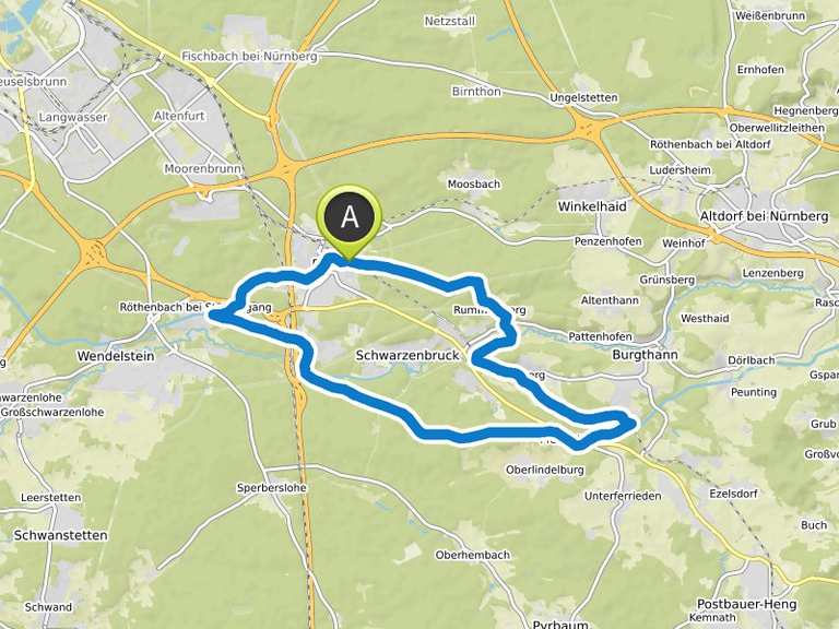 Am LudwigDonauMainKanal entlang Mit dem Rad im Nürnberger Land Fahrradtour Komoot