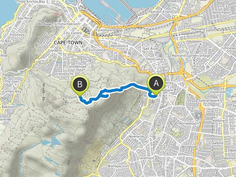 3Peaks - Devils' and escape to tafelberg | run | Komoot