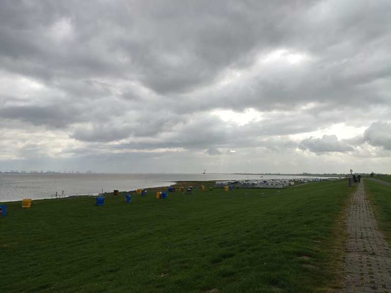 Von Burhave über Waddens nach Fedderwardersiel Wanderung Komoot