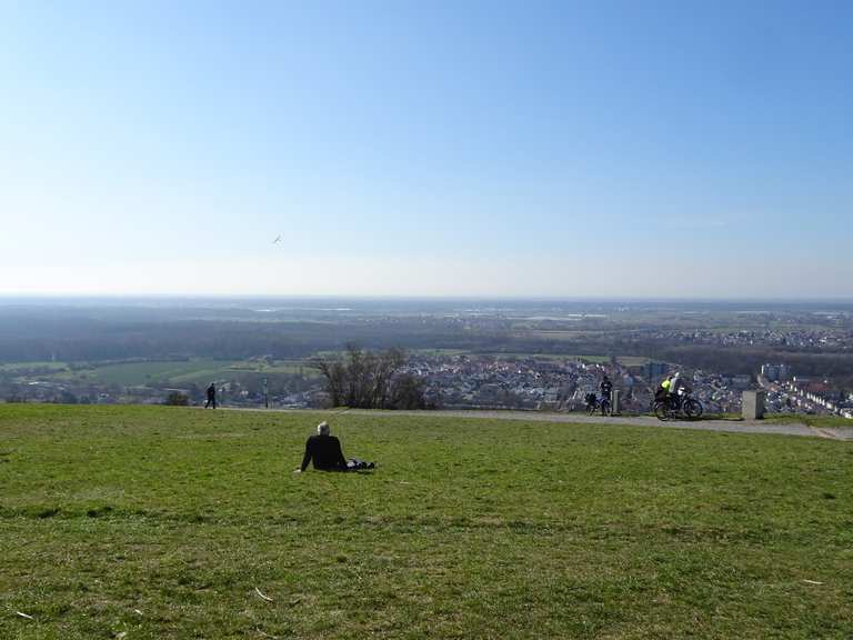 entlang des Bruhrain zum Michaelsberg Fahrradtour Komoot