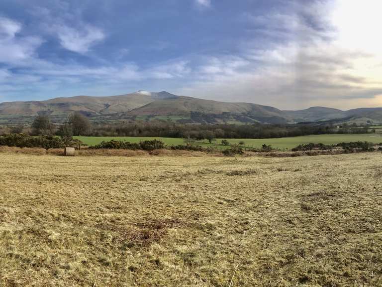 Cefn Llechid, Mynydd Illtyd, Brecon (Trig Point). hike Komoot
