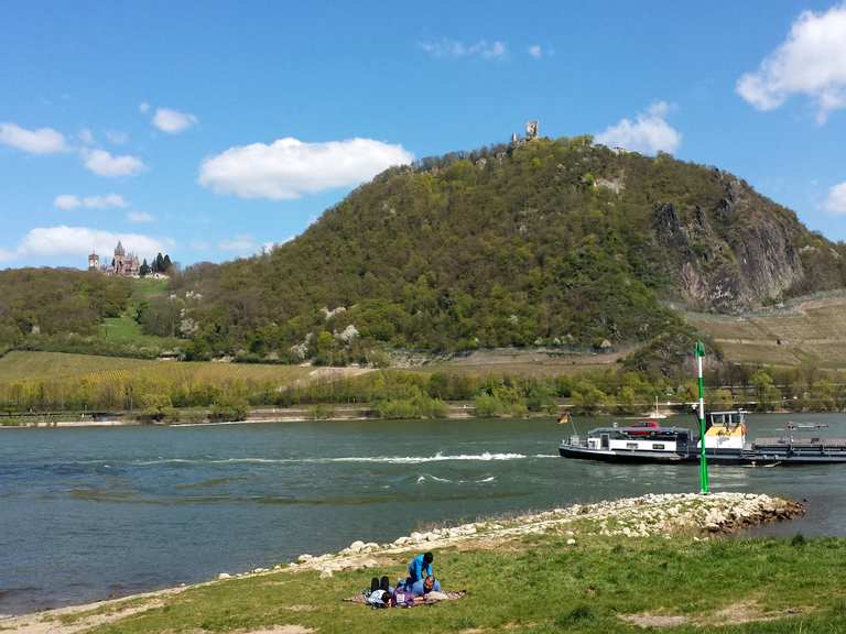 Am Rhein entlang von Bonn Koblenz Fahrradtour Komoot