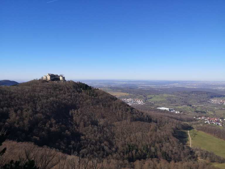 Runde Hohenneuffen und Beurener Fels | Wanderung | Komoot