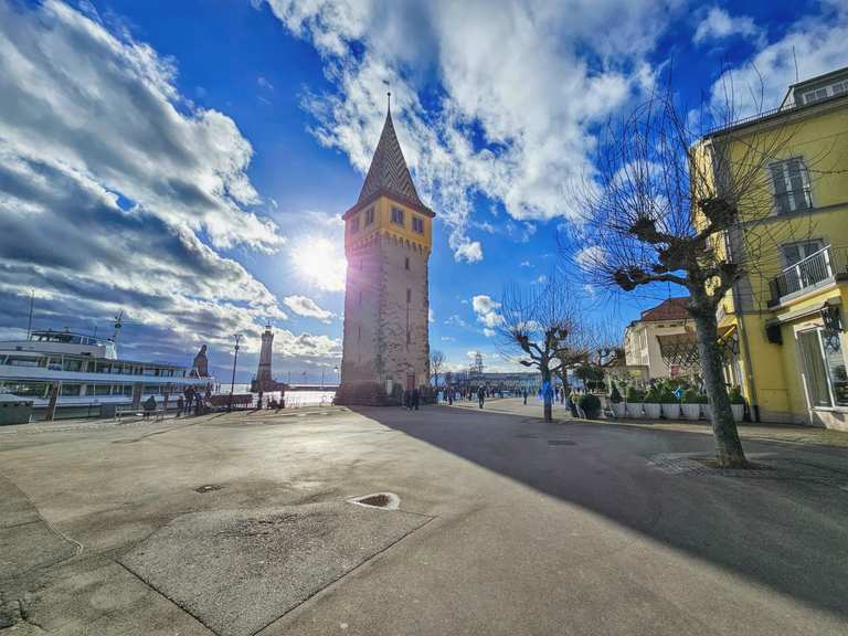 04.01.24 Insel Lindau und den Bodensee geniessen 🥰🥰🥰 Wanderung Komoot