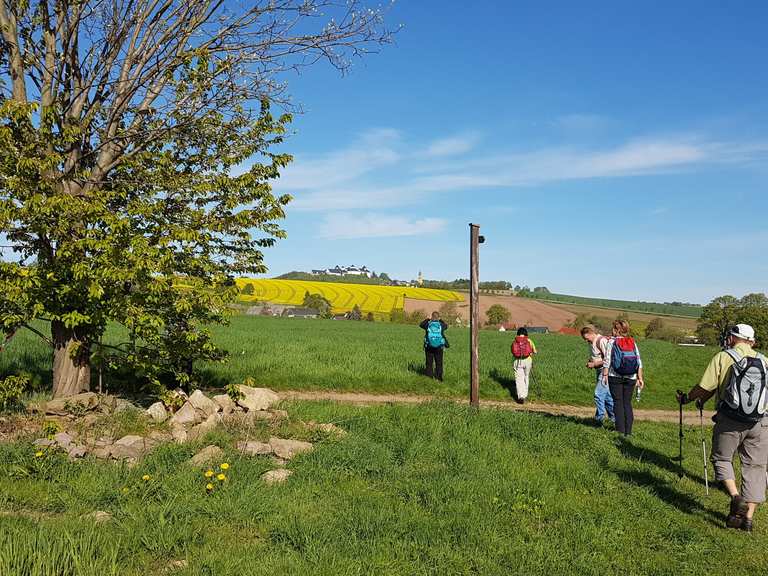 Wanderung rund um Augustusburg 28.04.2018 Wanderung Komoot