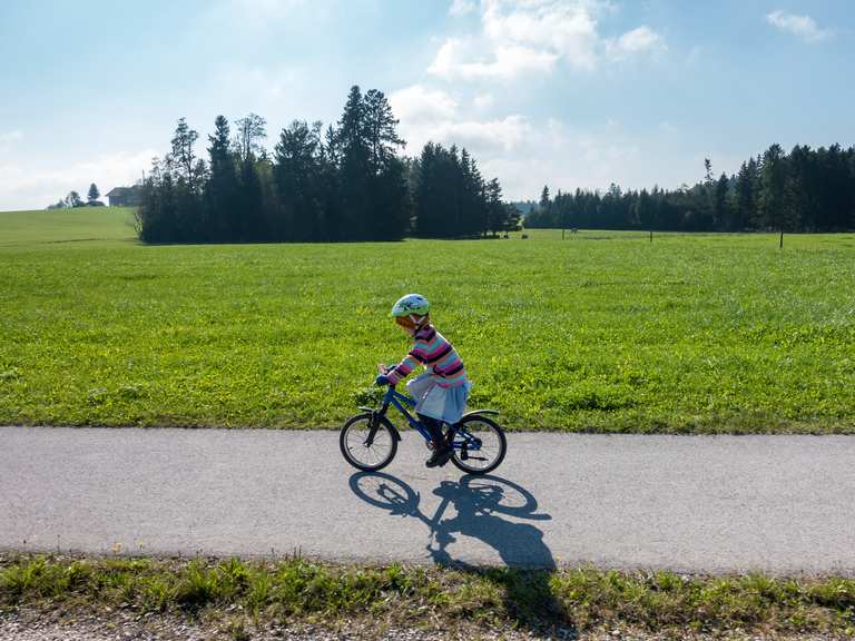 Wasserburger Radrundweg mit Kindern: Von Amerang nach Bad Endorf, Fahrradtour