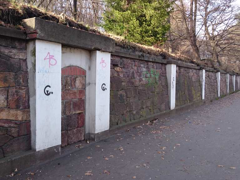 Schlossberg Chemnitz Fahrradtour Komoot