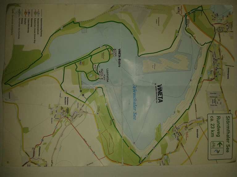 Störmthaler See Rundweg | inline-skatetocht | Komoot