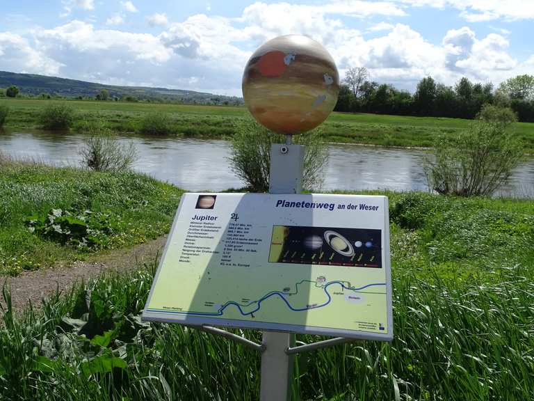 Weserradweg Minden (Westf.) über Rinteln nach Hameln