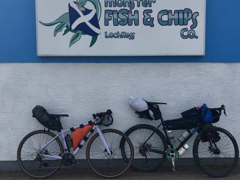 Scotland bikepacking trip day 1 (Fort William Muir of Ord) bike